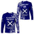 (Custom Personalised) St. Andrew's High School Long Sleeve Shirt Original Style LT8 Unisex Blue - Polynesian Pride