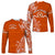(Custom Personalised) Tonga Tailulu College Long Sleeve Shirts Simple Vibes LT8 Unisex Orange - Polynesian Pride