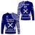 (Custom Personalised) St. Andrew's High School Long Sleeve Shirt Simple Style LT8 Unisex Blue - Polynesian Pride
