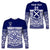 (Custom Personalised) St. Andrew's High School Long Sleeve Shirt Simplified Version LT8 Unisex Blue - Polynesian Pride