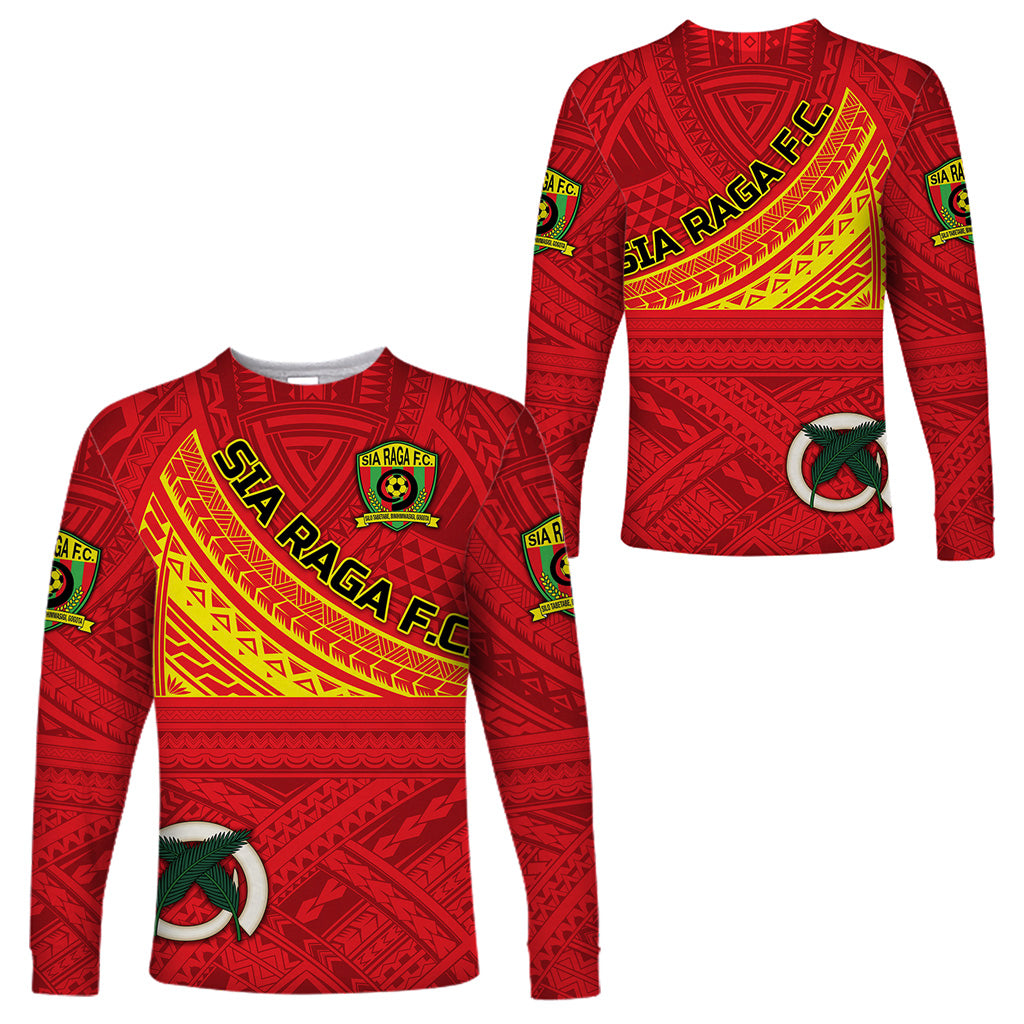 Vanuatu Sia Raga Football Club Long Sleeve Shirts Original Style LT8 Unisex Red - Polynesian Pride