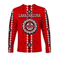 Hawaii - Lahainaluna High Mix Kakau Long Sleeve Shirts LT6 - Polynesian Pride