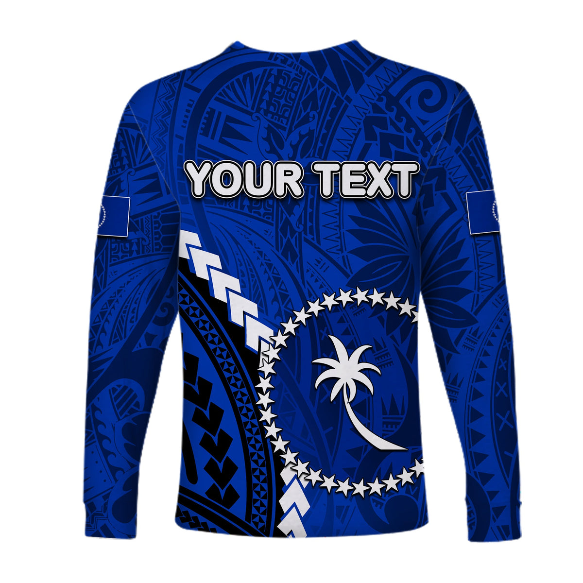 (Custom Personalised)Chuuk Long Sleeve Shirts Polynesian Style LT6 - Polynesian Pride