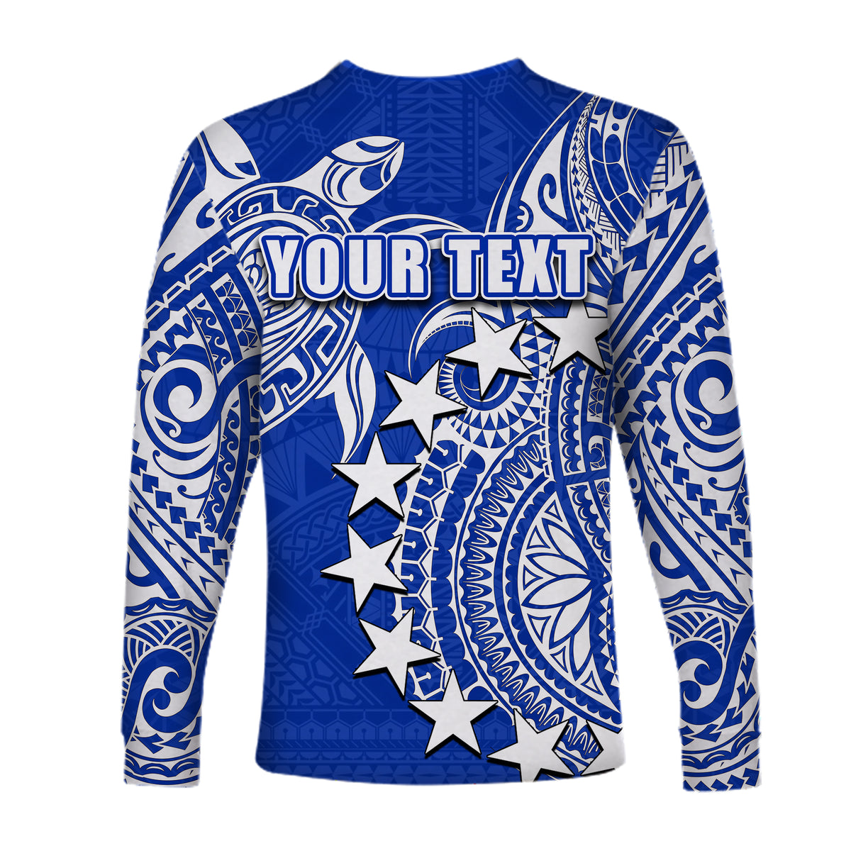 (Custom Personalised)Cook Islands Long Sleeve Shirts Pukapuka LT6 - Polynesian Pride