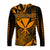 (Custom Personalised) Hawaii Kanaka Map Long Sleeve Shirts Orange Style LT6 - Polynesian Pride