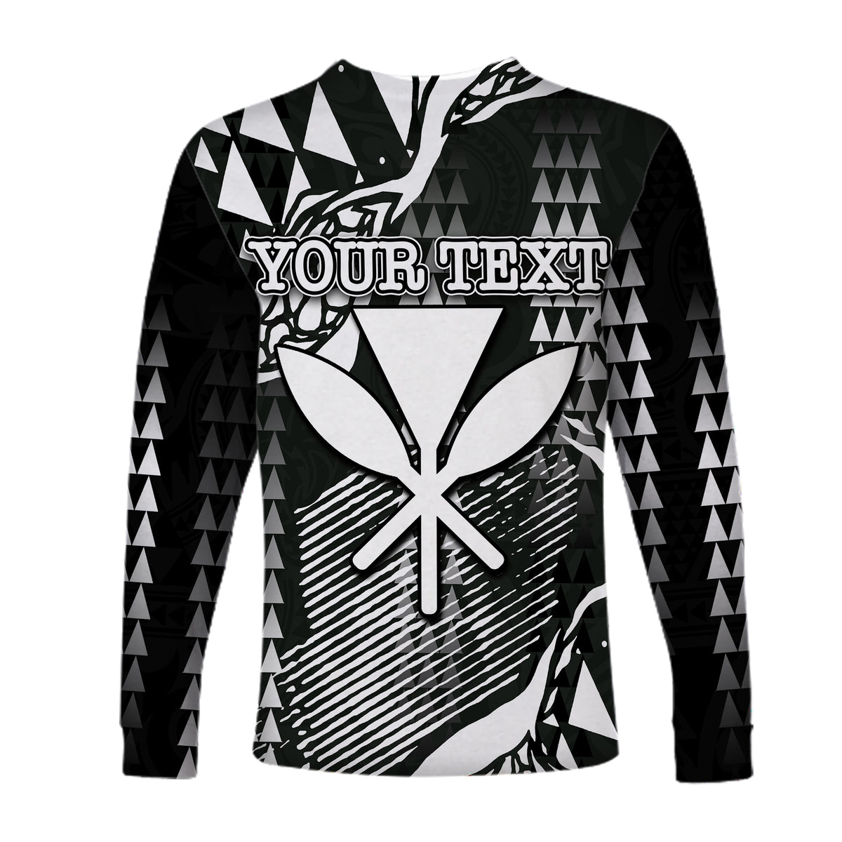 (Custom Personalised) Hawaii Kanaka Map Long Sleeve Shirts White Style LT6 - Polynesian Pride