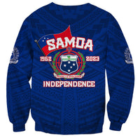 Samoa Independence Sweatshirt 2023 Blue Style LT6 - Polynesian Pride