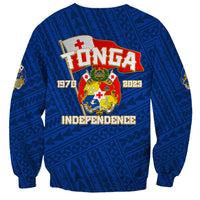 Tonga Independence Sweatshirt 2023 Blue Style LT6 - Polynesian Pride