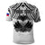 Custom Haiti Polo Shirt Polynesian Neg Maron White Style LT6 - Polynesian Pride