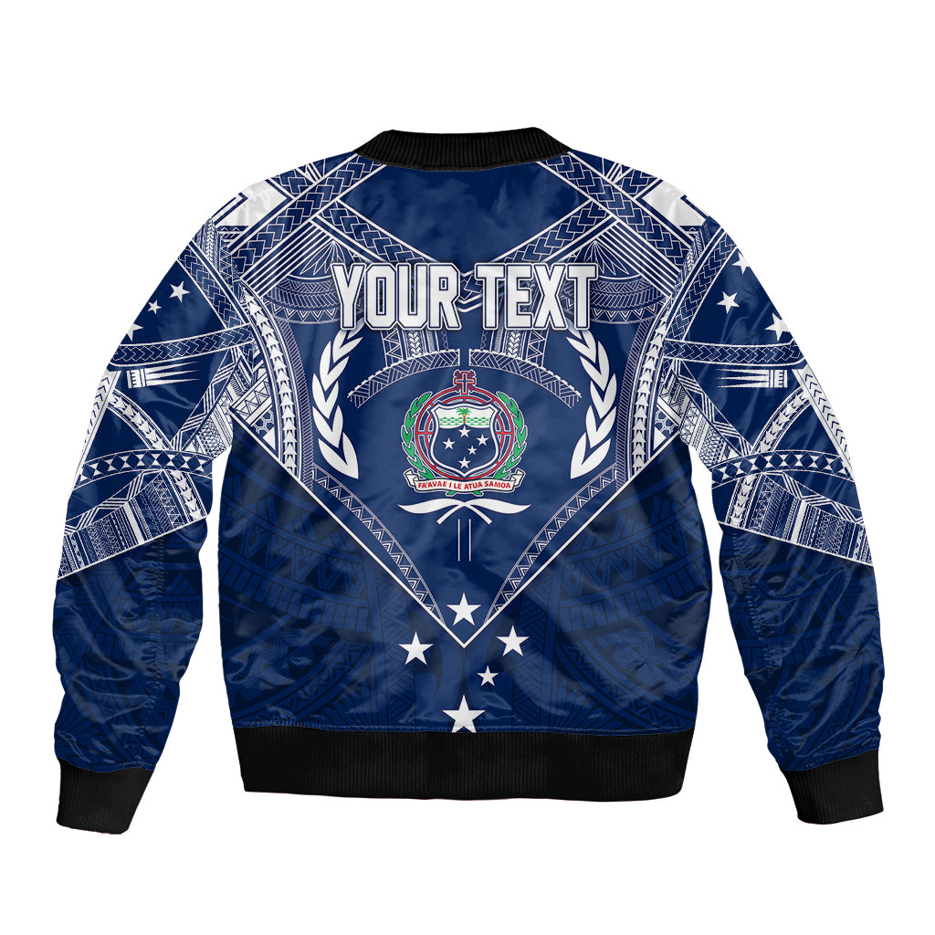 Personalised Samoa Independence Day Bomber Jacket Chest Tattoo Symbolic Style LT7 - Polynesian Pride