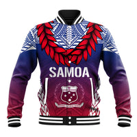 Personalised Samoa Independence Day Baseball Jacket Ula Fala Gradient Color LT7 Unisex Art - Polynesian Pride