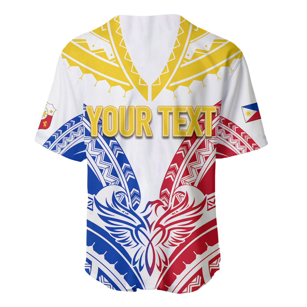 Personalised Philippines Independence Day Baseball Jersey Tribal Sun and Stars Ver 02 LT7 - Polynesian Pride