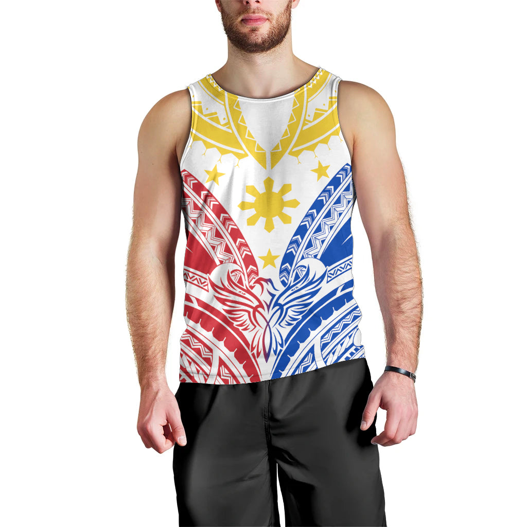 Personalised Philippines Independence Day Men Tank Top Tribal Sun and Stars Ver 02 LT7 - Polynesian Pride