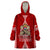 Personalised Tonga Rugby Wearable Blanket Hoodie Mate Ma'a Tonga Independence Day LT7 One Size Red - Polynesian Pride