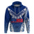 Custom Samoa Rugby Hoodie Manu Samoa Gradient Blue LT7 - Polynesian Pride