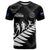 Custom New Zealand Football Ferns T Shirt Women World Cup 2023 Sporty Vibes LT7 Black - Polynesian Pride