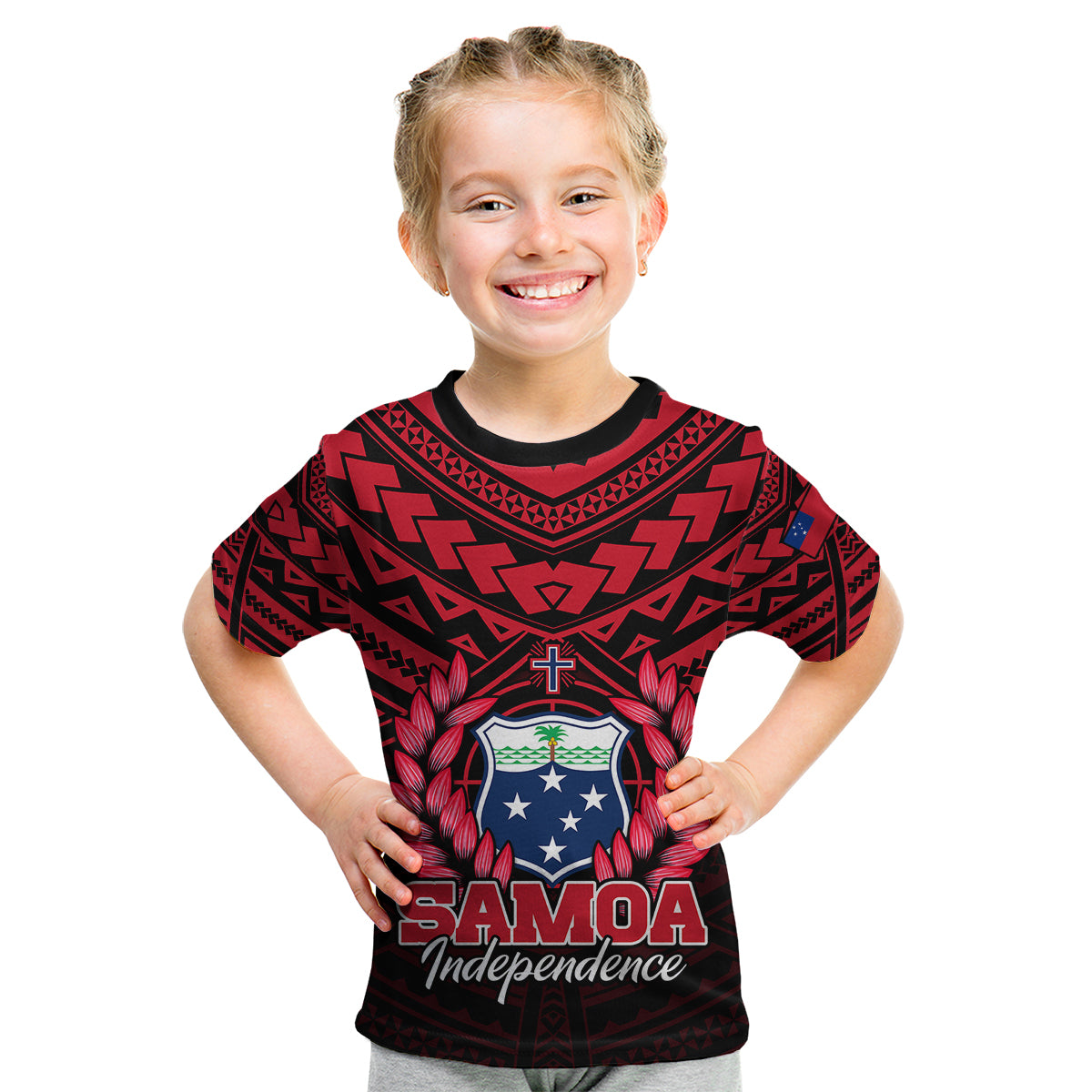 Samoa Independence Day Kid T Shirt Ulafa Polynesian Unique Red No1 LT9 Youth XL Size14 - Polynesian Pride