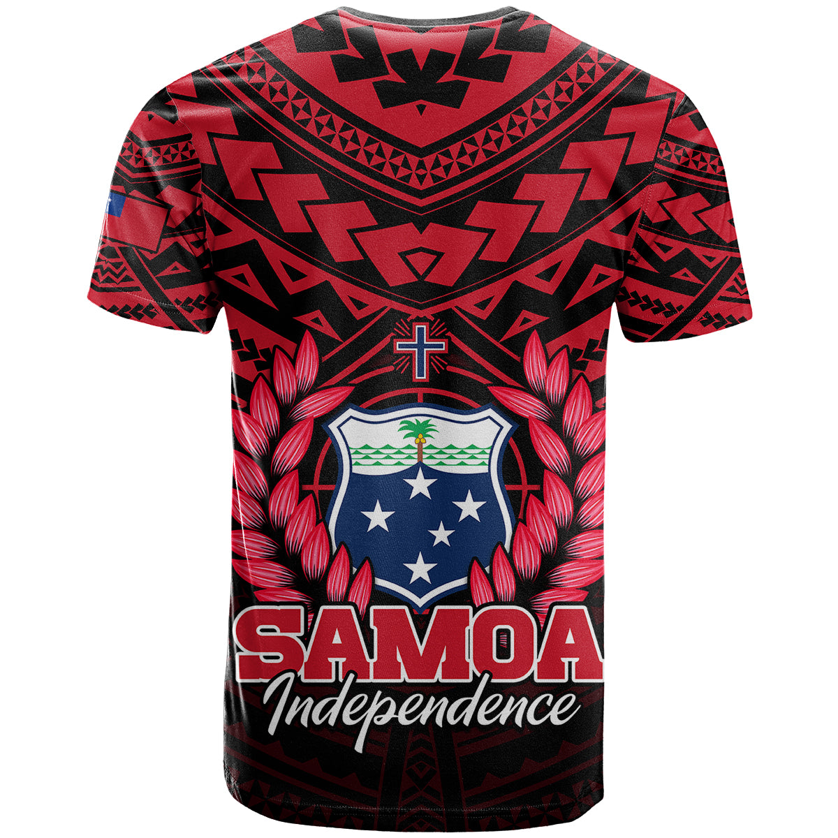 Samoa Independence Day T Shirt Ulafa Polynesian Unique Red No1 LT9 - Polynesian Pride
