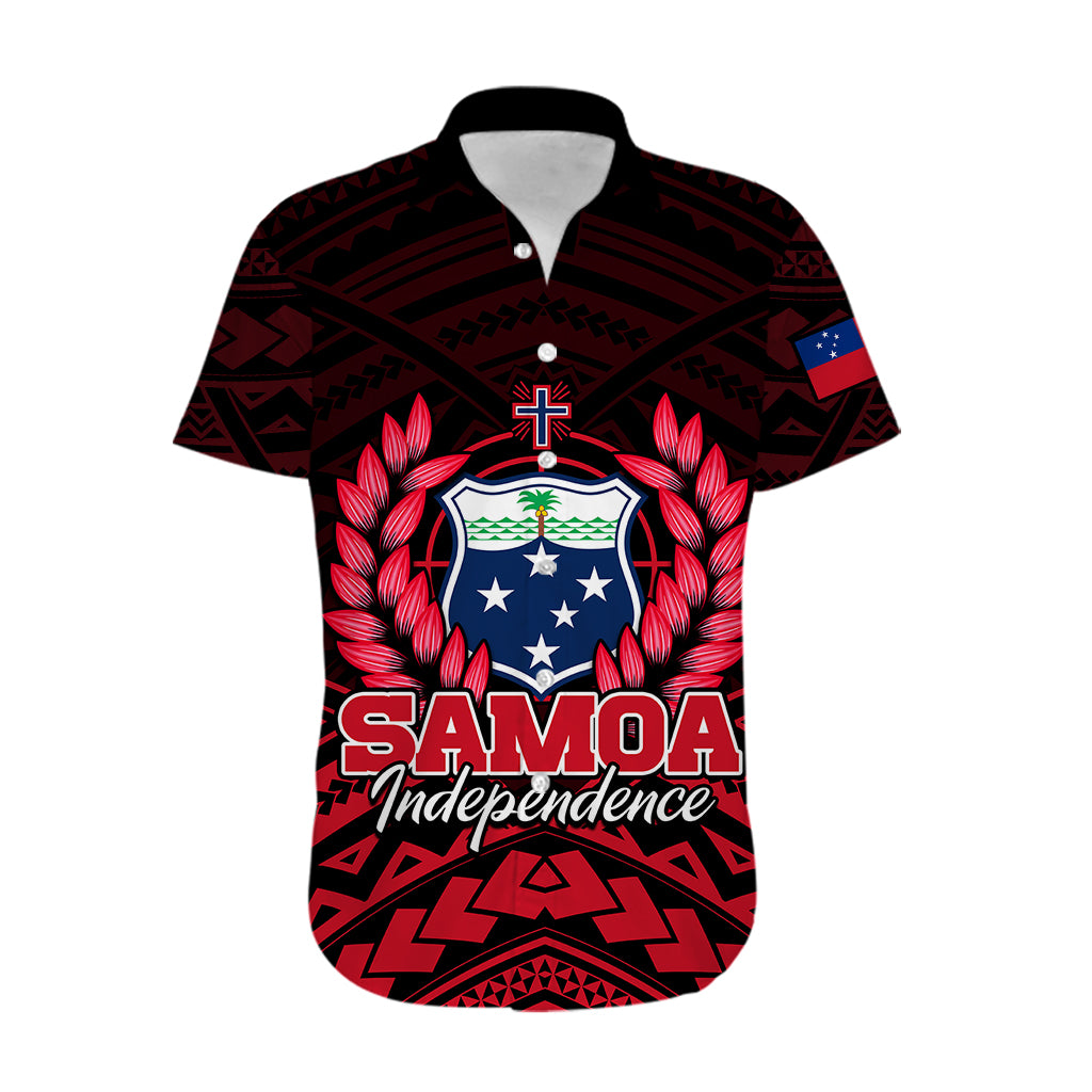 Samoa Independence Day Hawaiian Shirt Ulafa Polynesian Unique Red No2 LT9 - Polynesian Pride