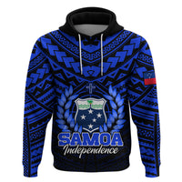 Samoa Independence Day Hoodie Ulafa Polynesian Unique Blue No1 LT9 - Polynesian Pride
