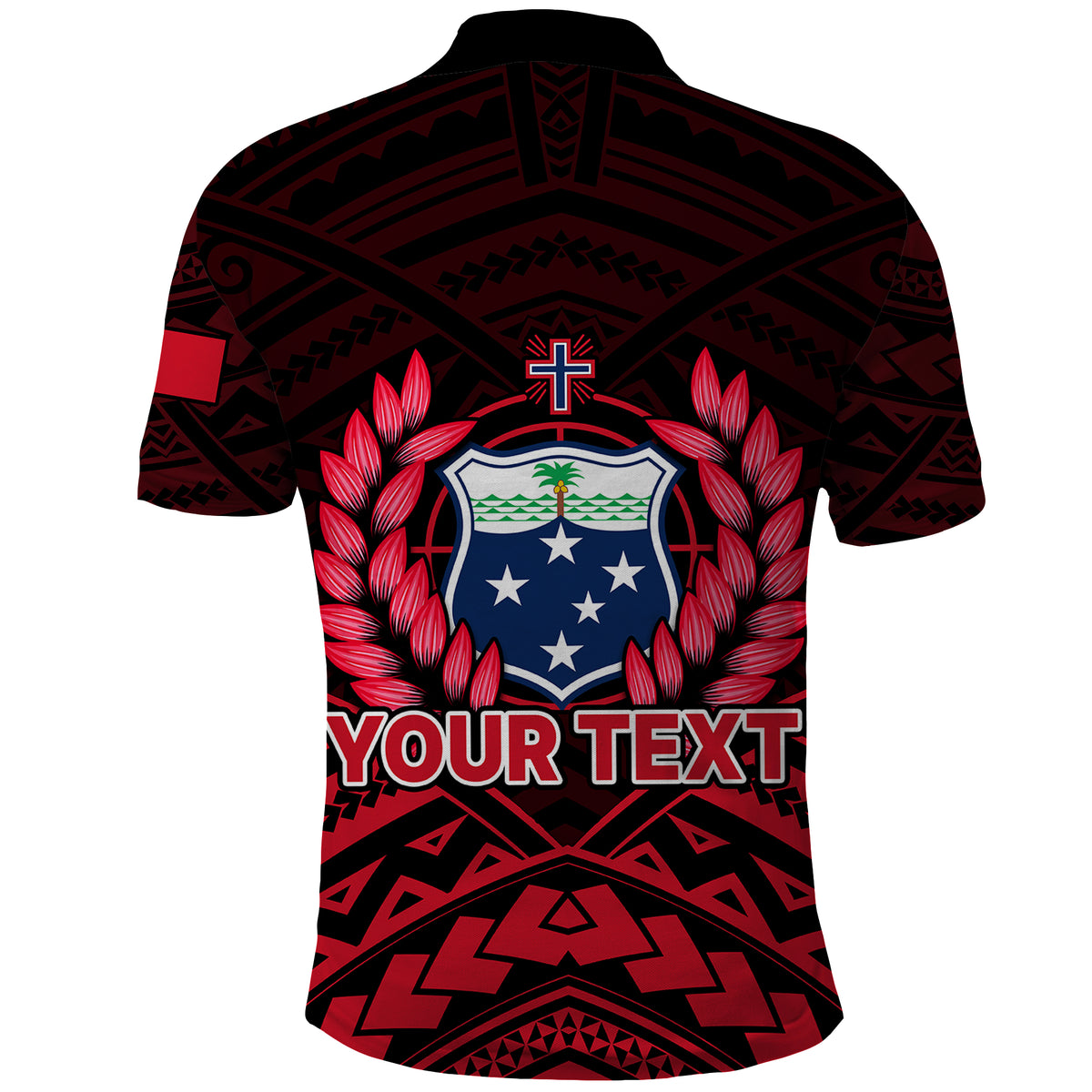 Custom Samoa Independence Day Polo Shirt Ulafa Polynesian Unique Red No2 LT9 - Polynesian Pride