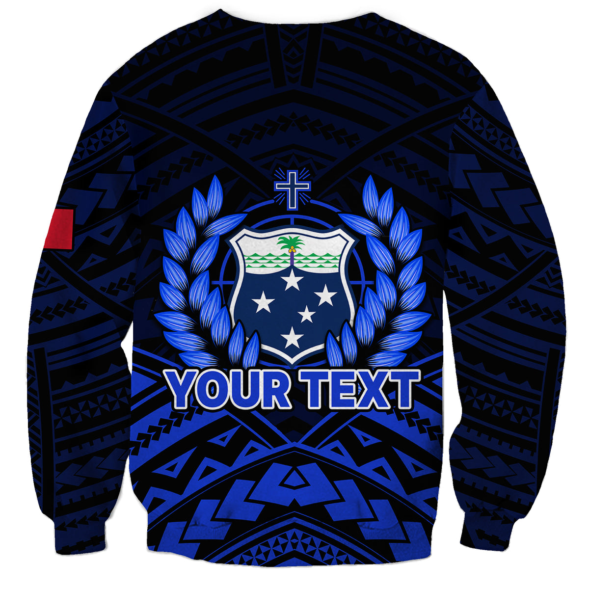(Custom Personalised) Samoa Independence Day Sweatshirt Ulafa Polynesian Unique Blue No2 LT9 - Polynesian Pride