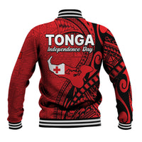 Tonga Independence Anniversary Baseball Jacket Tongan Tribal Pattern Unique Version LT9 - Polynesian Pride