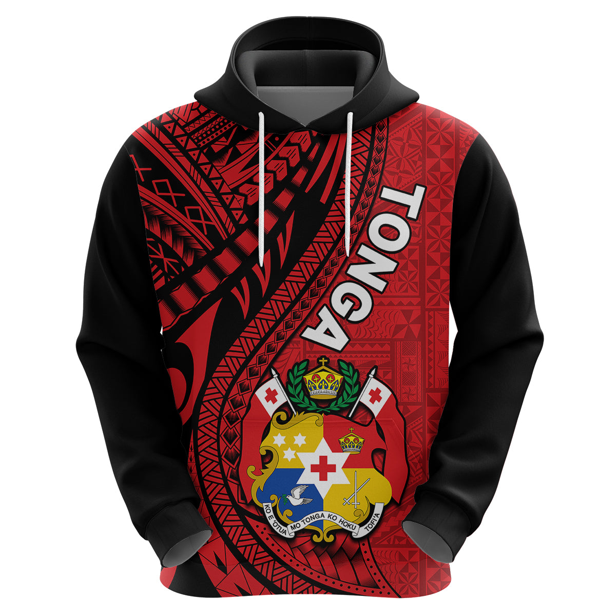 Polynesian Tonga Hoodie Tribal Pattern Unique Version LT9 - Polynesian Pride