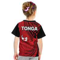 Polynesian Tonga Kid T Shirt Tribal Pattern Unique Version LT9 - Polynesian Pride