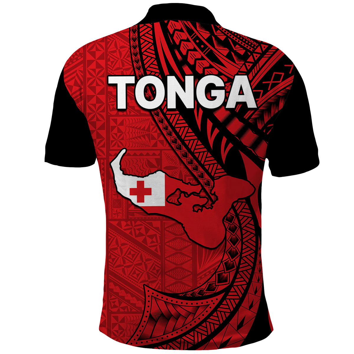 Polynesian Tonga Polo Shirt Tribal Pattern Unique Version LT9 - Polynesian Pride