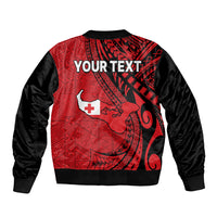 (Custom Personalised) Polynesian Tonga Bomber Jacket Tribal Pattern Unique Version LT9 - Polynesian Pride