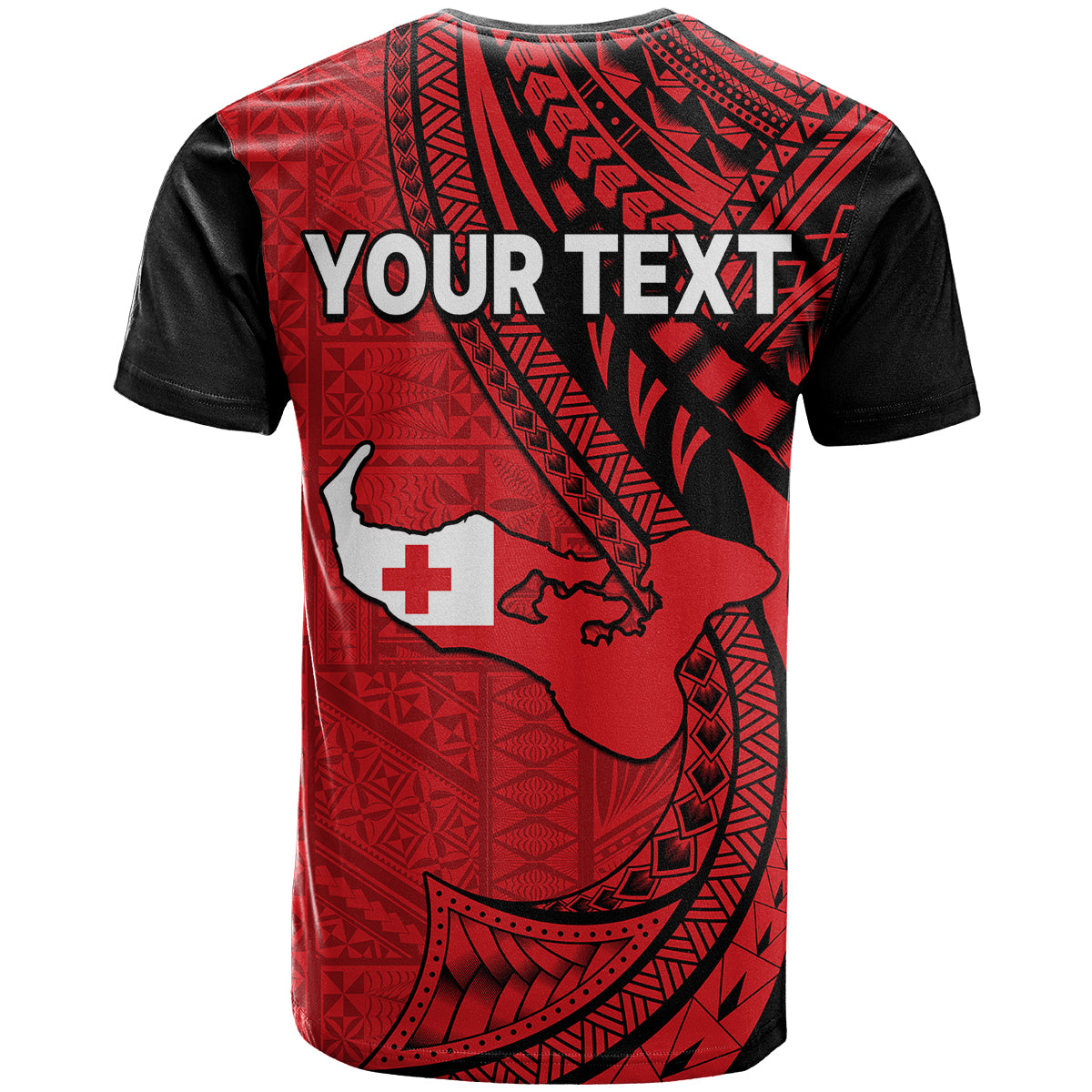 Custom Polynesian Tonga T Shirt Tribal Pattern Unique Version LT9 - Polynesian Pride