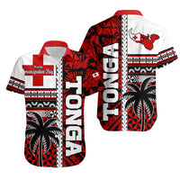 Tonga Independence Day Hawaiian Shirt Proud Tongan Emancipation with Kupesi Ngatu LT9 Red - Polynesian Pride