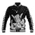 Hawaii Shaka Sign Baseball Jacket Black Version LT9 Unisex Black - Polynesian Pride