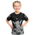 Hawaii Shaka Sign Kid T Shirt Black Version LT9 - Polynesian Pride