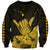 Hawaii Shaka Sign Sweatshirt Gold Version LT9 Unisex Gold - Polynesian Pride