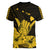 Hawaii Shaka Sign Women V Neck T Shirt Gold Version LT9 - Polynesian Pride