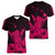 Hawaii Shaka Sign Women V Neck T Shirt Pink Version LT9 Female Pink - Polynesian Pride