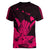 Hawaii Shaka Sign Women V Neck T Shirt Pink Version LT9 - Polynesian Pride