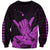 Hawaii Shaka Sign Sweatshirt Purple Version LT9 Unisex Purple - Polynesian Pride
