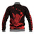 Hawaii Shaka Sign Baseball Jacket Red Version LT9 - Polynesian Pride