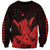 Hawaii Shaka Sign Sweatshirt Red Version LT9 Unisex Red - Polynesian Pride