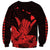 Hawaii Shaka Sign Sweatshirt Red Version LT9 - Polynesian Pride