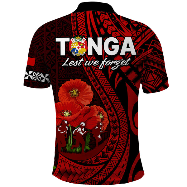 (Custom Personalised) Tonga ANZAC Day Long Sleeve Shirt Lest We Forget Blue Version LT9