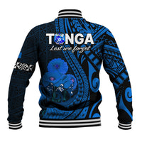 Tonga ANZAC Day Baseball Jacket Lest We Forget Blue Version LT9 - Polynesian Pride
