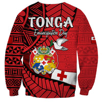 Tonga Emancipation Day Sweatshirt Happy 53rd Independence Anniversary LT9 - Polynesian Pride