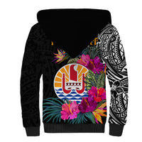 (Custom Personalised) Tahiti Island Sherpa Hoodie French Polynesian Tropical LT9 - Polynesian Pride