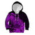 Polynesian Tahiti Island Kid Hoodie The Wave of Water - Purple LT9 Hoodie Purple - Polynesian Pride