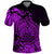 Polynesian Tahiti Island Polo Shirt The Wave of Water Purple LT9 Purple - Polynesian Pride