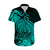 Polynesian Tahiti Island Hawaiian Shirt The Wave of Water - Turquoise LT9 - Polynesian Pride